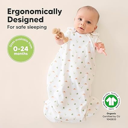 Keababies Paquete de 2 sacos de dormir Soothe (Roarsome), tamaño: pequeño