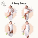 Keababies Paquete de 3 envolturas Soothe Swaddle (nórdico), tamaño: OS 0-3M / color: nórdico