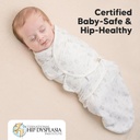 Keababies Paquete de 3 envolturas Soothe Zippy Swaddle (Aspire), Tamaño: Talla única / Color: Aspire