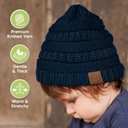 Keababies Paquete de 3 gorros de bebé Warmzy (urbano), tamaño: mediano / color: urbano