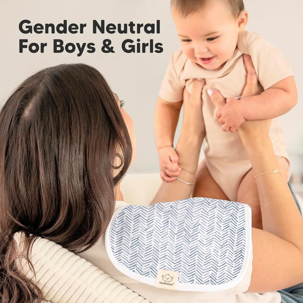 Keababies Paquete de 5 Paños Urban Burp (Nórdico), Estilo: Nórdico