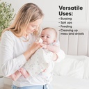 Keababies Paquete de 6 Paños de karité para eructar (neutros), Estilo: Neutros