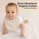 Keababies Paquete de 8 baberos Urban Drool (Roarsome), color: Roarsome