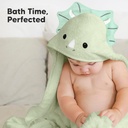 Keababies Toalla con capucha para bebé Cuddle (Triceratops), color: Triceratops
