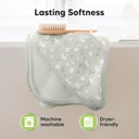 Keababies Toalla con capucha para bebé Luxe (Serenity), estilo: Serenity