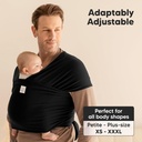 Keababies Wrap Original (Trendy Black), Color: Trendy Black