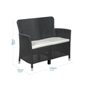 JUEGO DE MUEBLE CAPRI CONFORT GRI 2, MQ