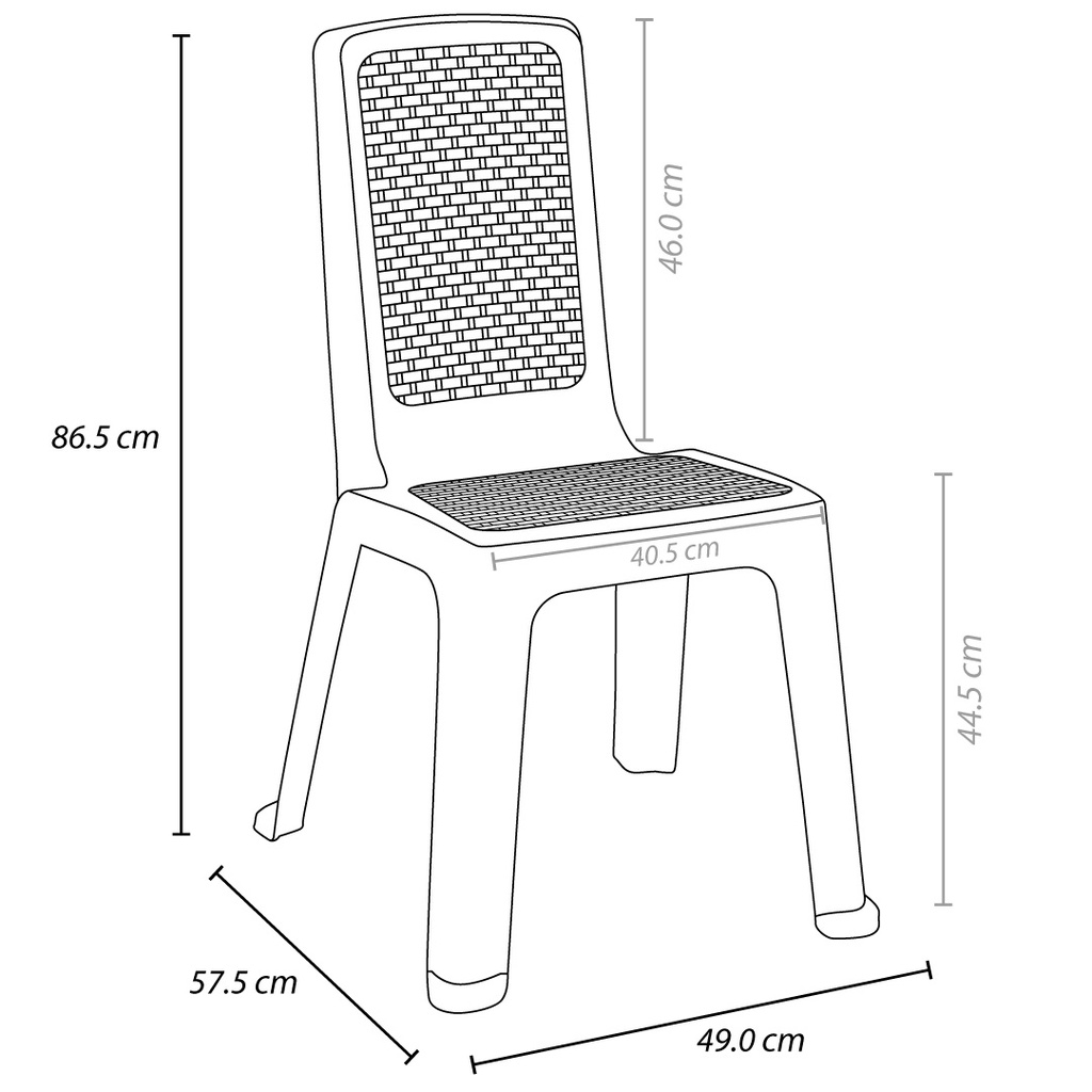 SILLA INFINITY SIN BRAZOS BLANCA, MQ