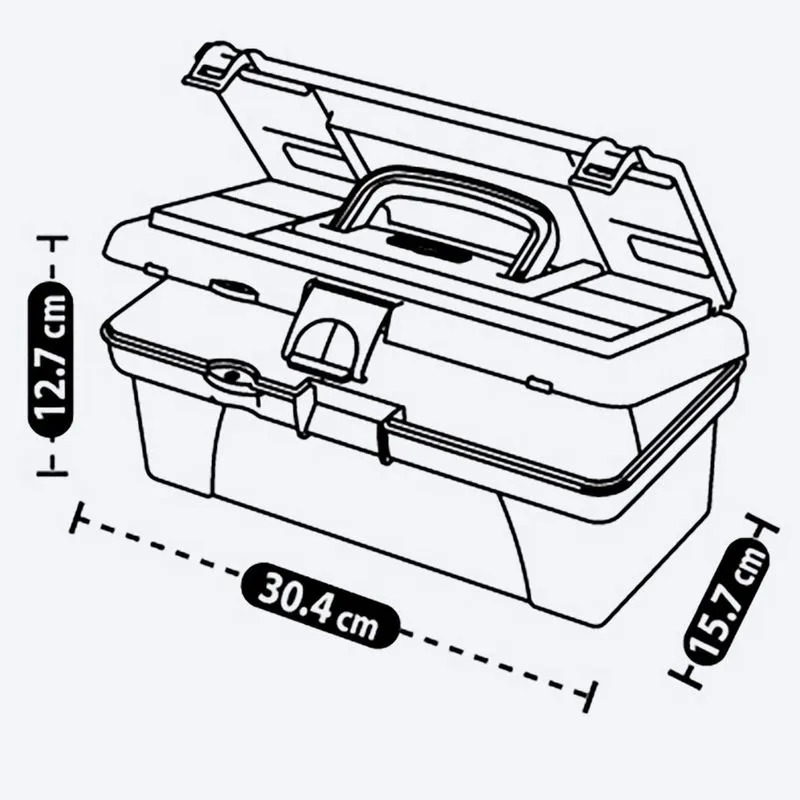 CAJA BOTIQUIN 12" NATURAL