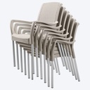 SILLA SHIA CON BRAZO TAUPE