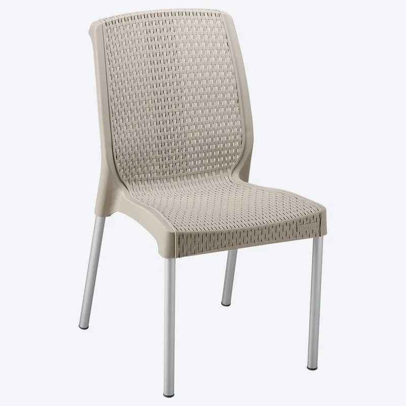 SILLA SHIA SIN BRAZO TAUPE