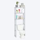 ESTANTE ORGANIZADOR BAÑO 3 NIVELES  GRIS HIELO