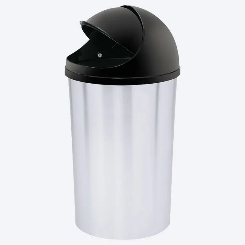 PAPELERA METALIZA T/MOVIL 10 L
