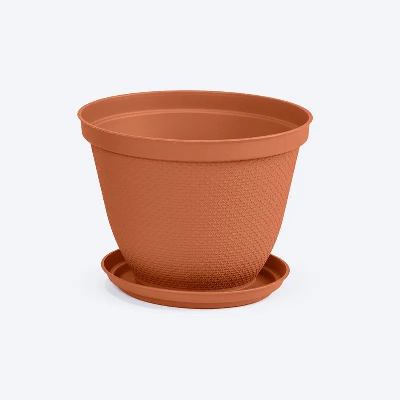 MACETERO RED RAFIA 25CM TERRAC
