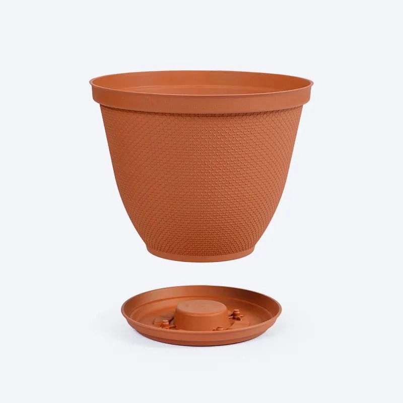 MACETERO RED RAFIA 30CM TERRAC