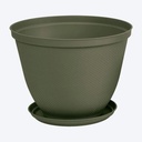 MACETERO RED RAFIA 35CM VERDE
