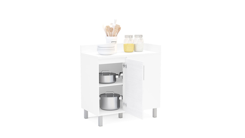 MUEBLE PARA COCINA FLORIPA MDP BLANCO, 180584.0001