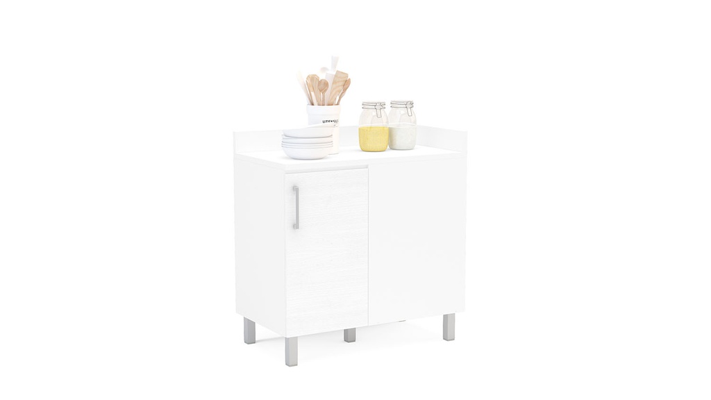 MUEBLE PARA COCINA FLORIPA MDP BLANCO, 180584.0001