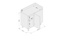 MUEBLE PARA COCINA FLORIPA MDP BLANCO, 180584.0001