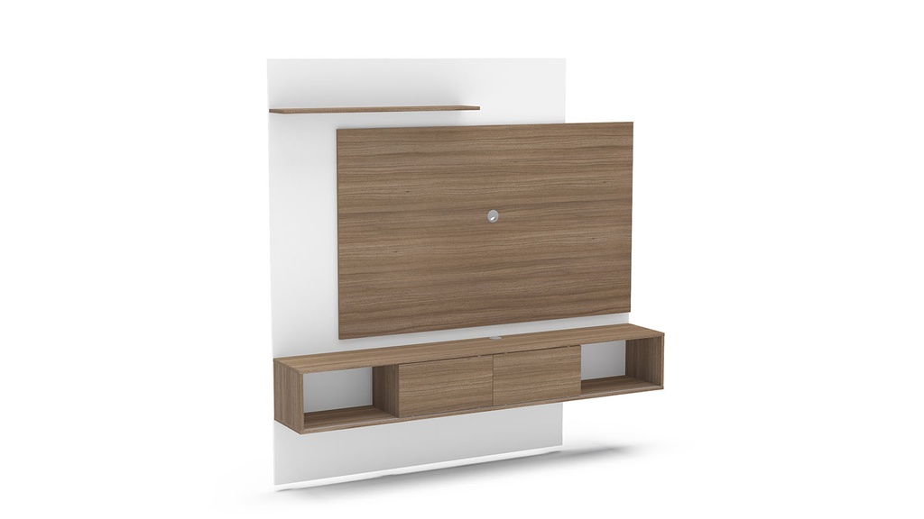 PANEL DE PARED PARA LCD PARK AVENUE, BLANCO CASTAÑO, 190724.0002