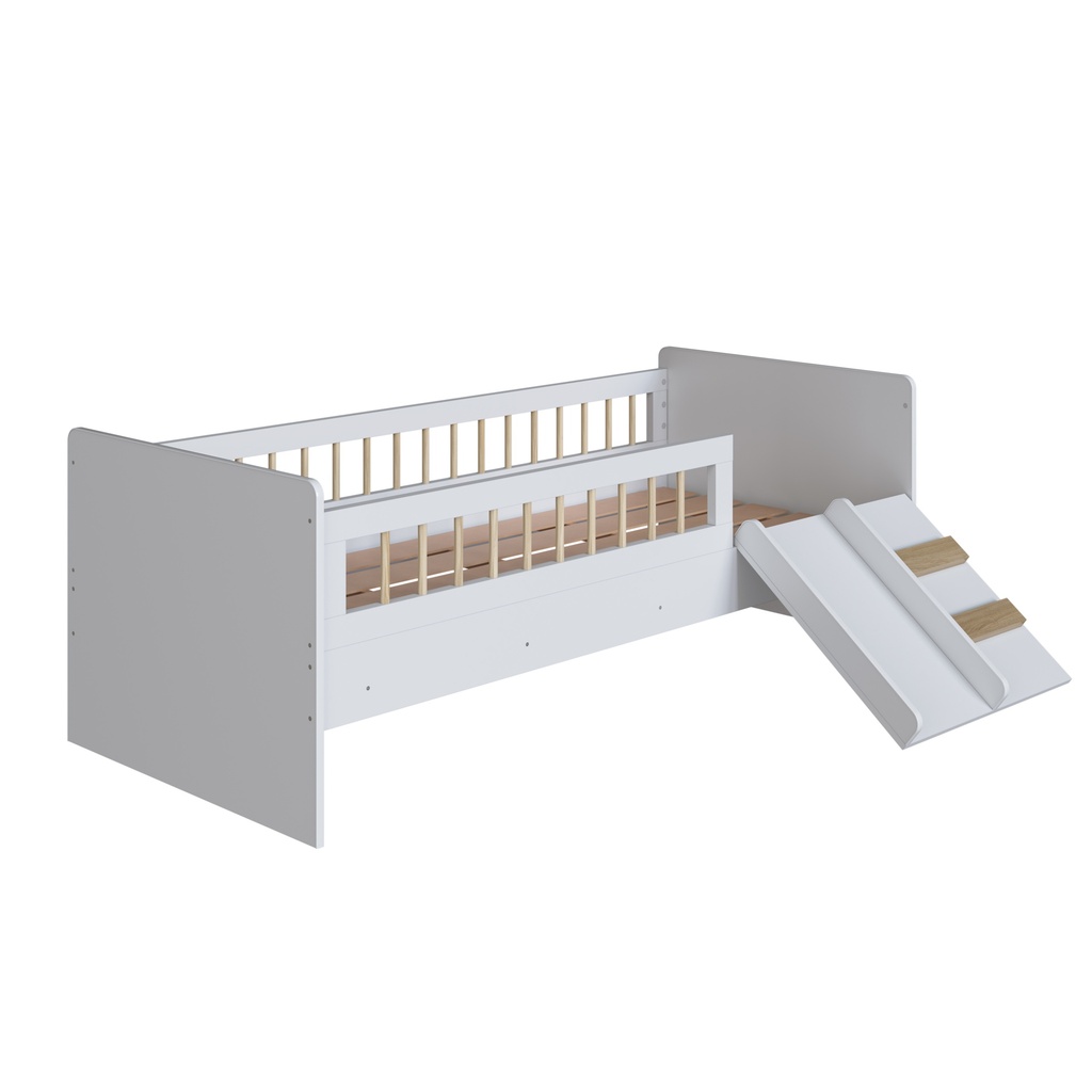 CAMA SINGLE INFANTIL LINEA AFFETO BLANCO 190X80, AFT010BCBC