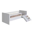 CAMA SINGLE INFANTIL LINEA AFFETO BLANCO 190X80, AFT010BCBC