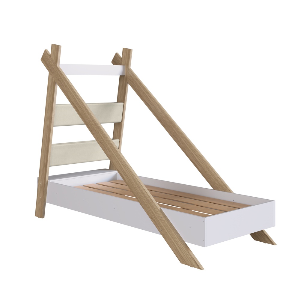 CAMA CABANA LIBRERO COR ITAPUA CON BLANCO 190X80, CCM030ITBC