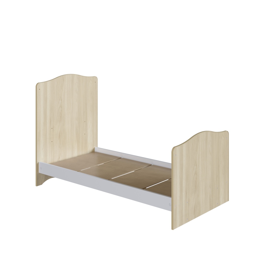 CUNA 3 EN 1 LINEA ENCANTO ROBLE ARAGUAIA CON BLANCO 130X60, ENC001CABC
