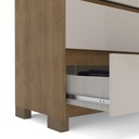 GAVETERO COIMBRA DE 4 GAVETAS  FREIJO/OFF WHITE,  230071.0002