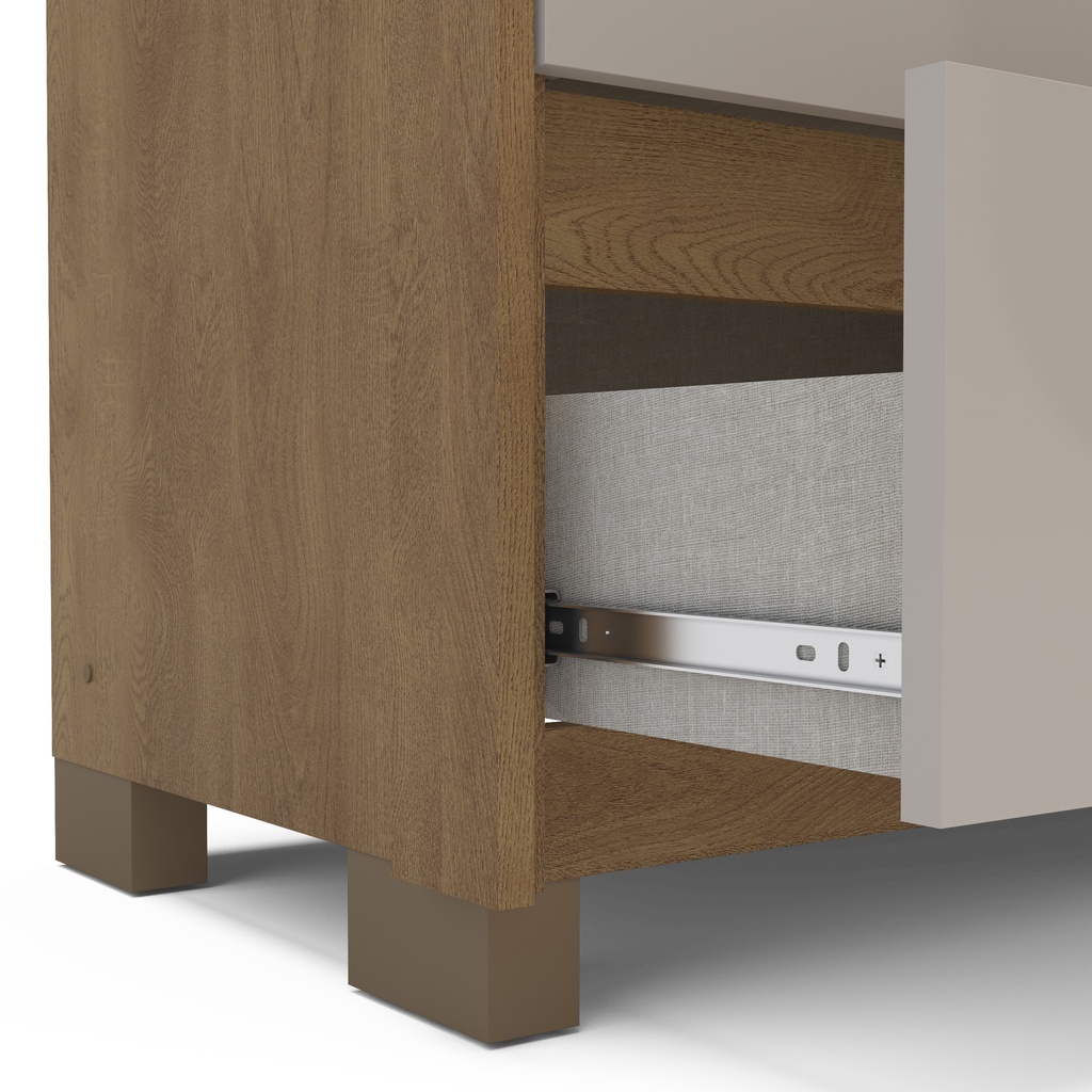 GAVETERO COIMBRA DE 8 GAVETAS  FREIJO/OFF WHITE,  230072.0002