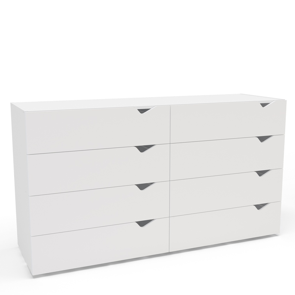 GAVETERO PORTO DE 8 GAVETAS  BLANCO,  240820.0001