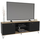 MESA PARA LCD KAZAN  OAK/NEGRO,  P1200133