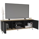 MESA PARA LCD KAZAN  OAK/NEGRO,  P1200133