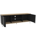 MESA PARA LCD KAZAN  OAK/NEGRO,  P1200133