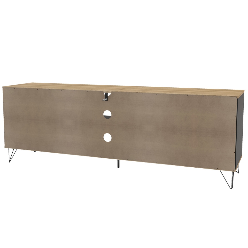 MESA PARA LCD KAZAN  OAK/NEGRO,  P1200133