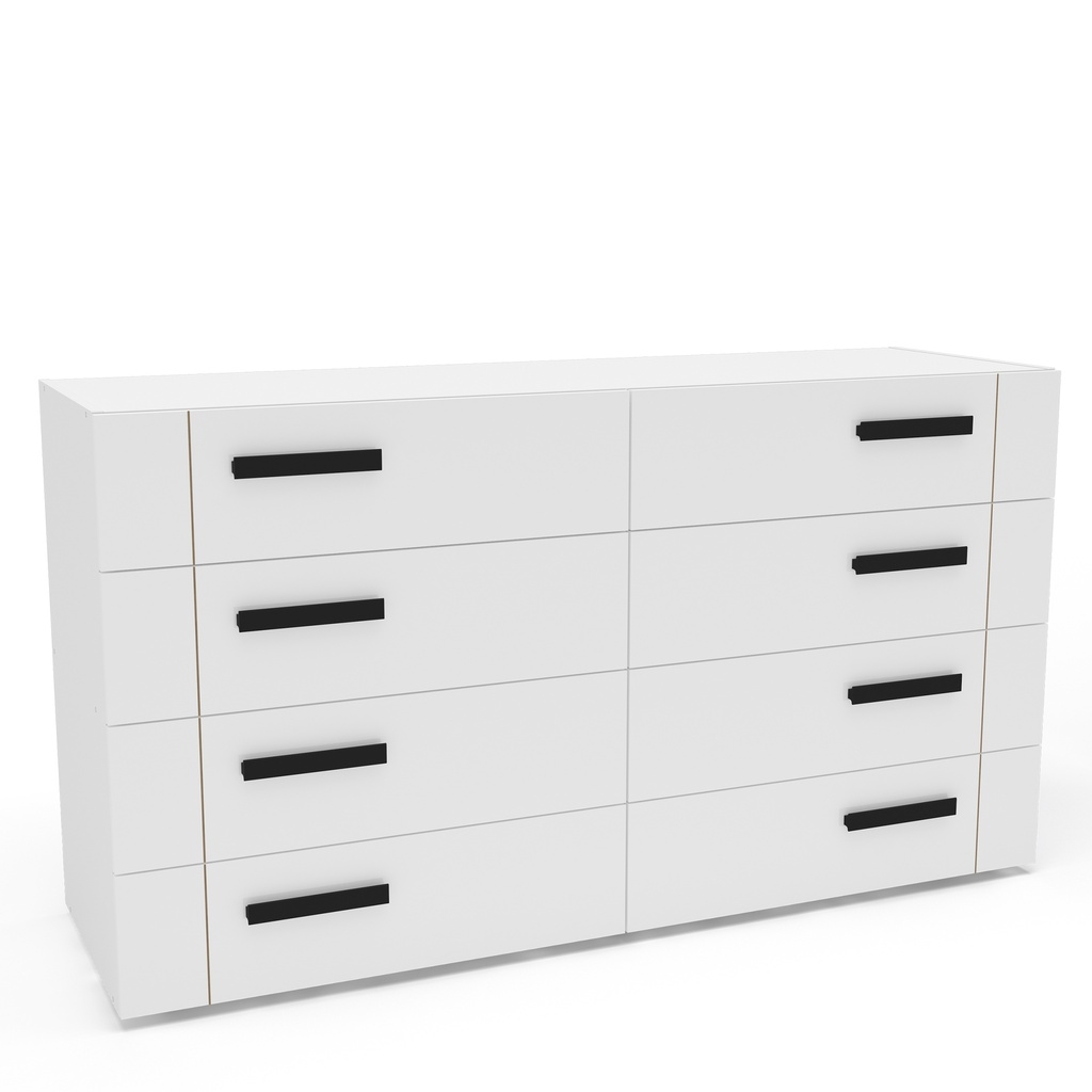 GAVETERO LISBOA DE 8 GAVETAS  BLANCO,  240838.0001