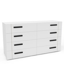 GAVETERO LISBOA DE 8 GAVETAS  BLANCO,  240838.0001