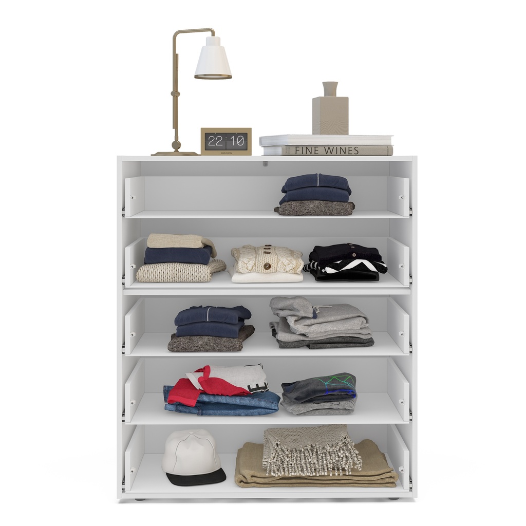 GAVETERO PORTO DE 5 GAVETAS  BLANCO,  240822.0001