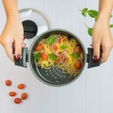 LINEA ESPECIARIAS - EN ALUMINIO - COR E VAPOR C/TAPA Ø16CM 1,45L PLATA 