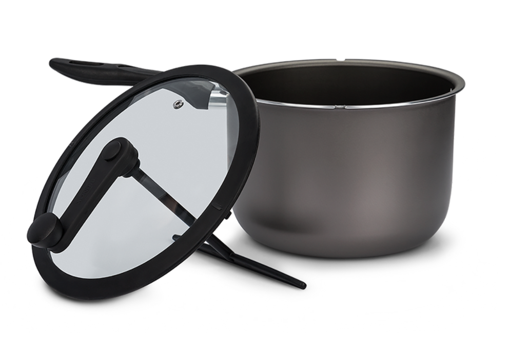 LINEA ESPECIARIAS - EN ALUMINIO - OLLA PALOMITAS DE MAIZ Ø22CM 5,50L PIC POC PLATA 