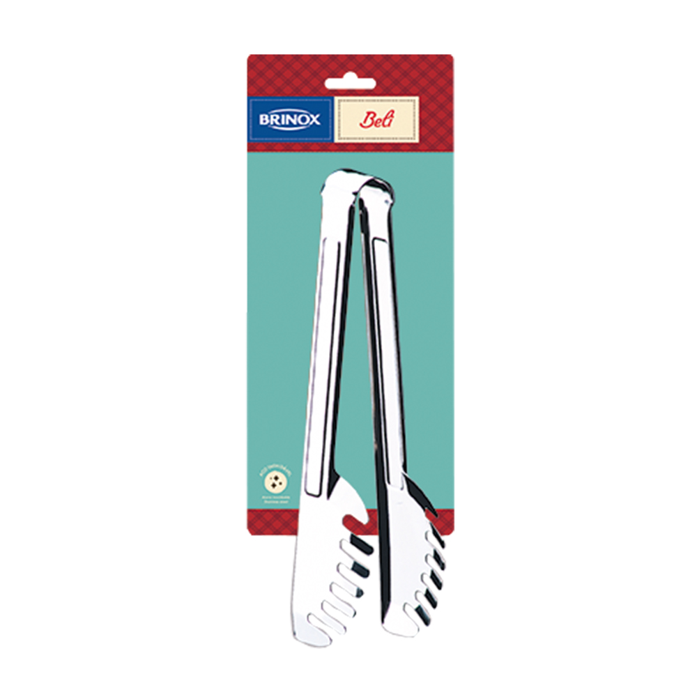 PINZA DE ACERO INOXIDABLE PARA PASTA 20,5 CM