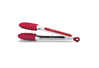 PINZA MULTIUSO 27 CM FLEX - ROJO - EN SILICONA