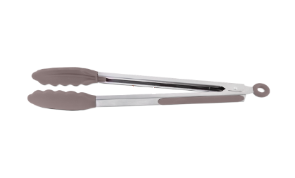 PINZA MULTIUSO 27 CM FLEX - GRIS - EN SILICONA