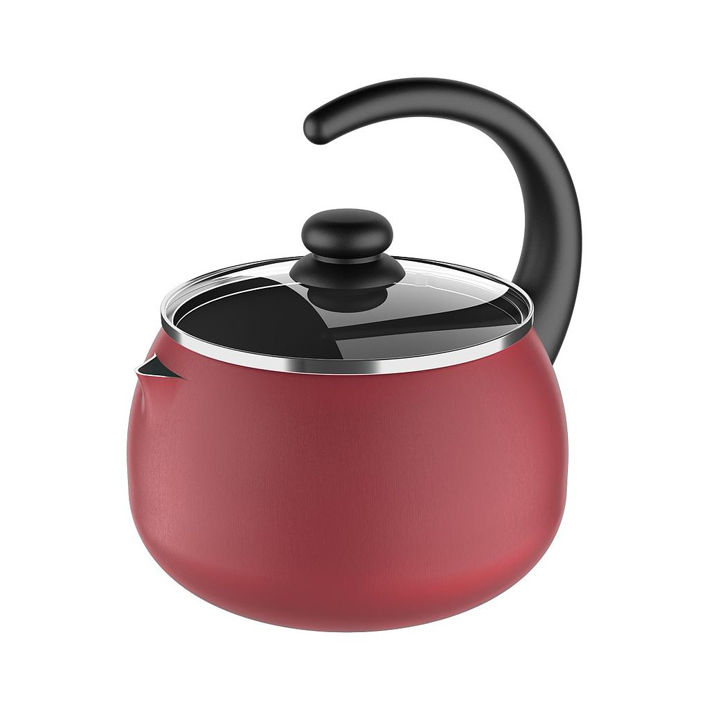 Tetera Con Tapa 19 Cm 2,00L Especiarias Cherry de Aluminio