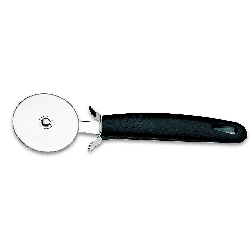 Linea Asti - En Acero Inoxidable Mango PP - Cortador de Pizza 20, 30 Cm - Negro