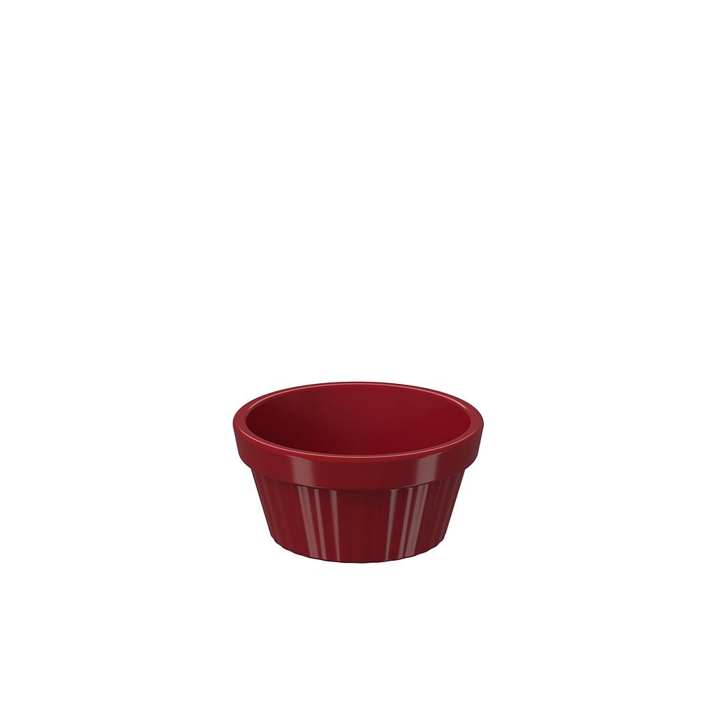 RAMEKIN DE PLASTICO UNO 30ML ROJO BOLD 5.5 x 2.7 cm