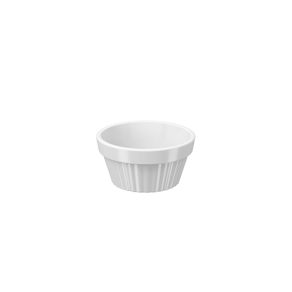 RAMEKIN DE PLASTICO UNO 60ML BLANCO 6.8 x 3.4 cm