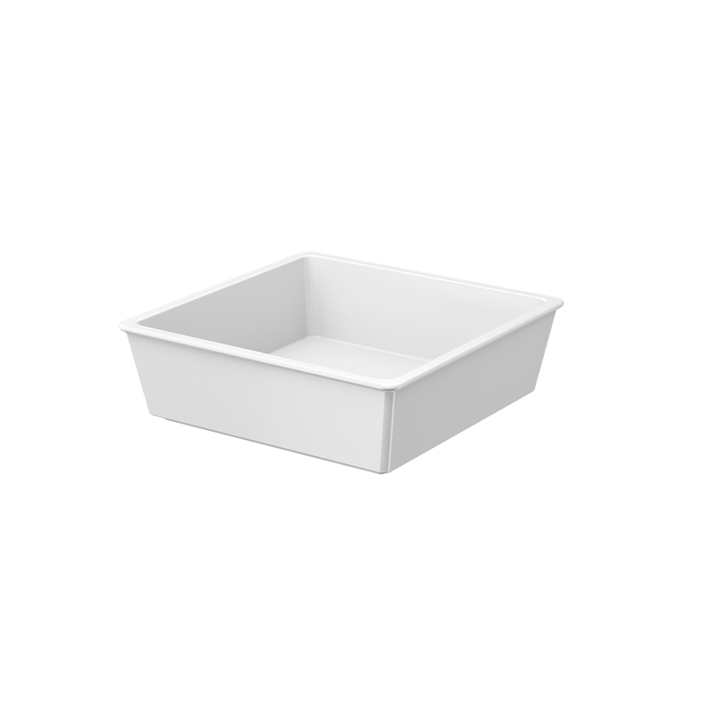 FUENTE PEQUENA DE PLASTICO UNO 230ML BLANCO 10.7 x 10.7 x 3.4 cm