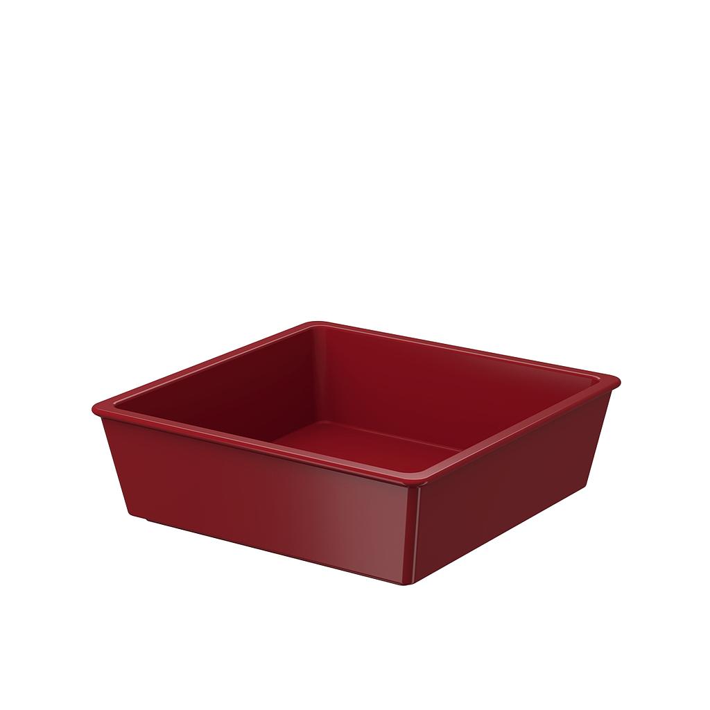FUENTE PEQUENA DE PLASTICO UNO 230ML ROJO BOLD 10.7 x 10.7 x 3.4 cm
