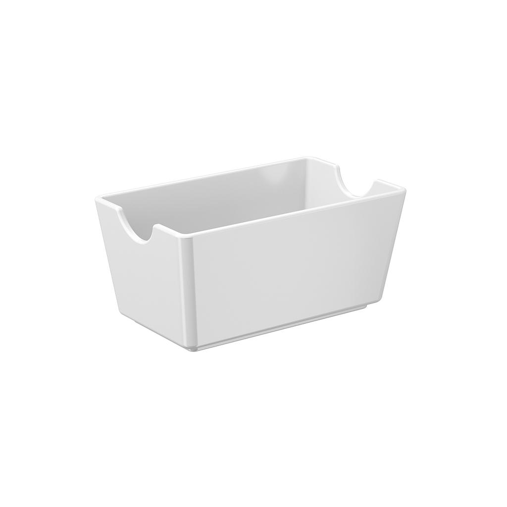 PORTA SACHE DE PLASTICO UNO BLANCO 11 x 6.5 x 5.1 cm